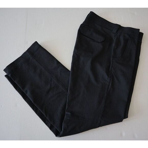 Lululemon Athletica Men's Sz 32x33 Black Pinstripe ABC Performance Pants - Picture 6 of 9